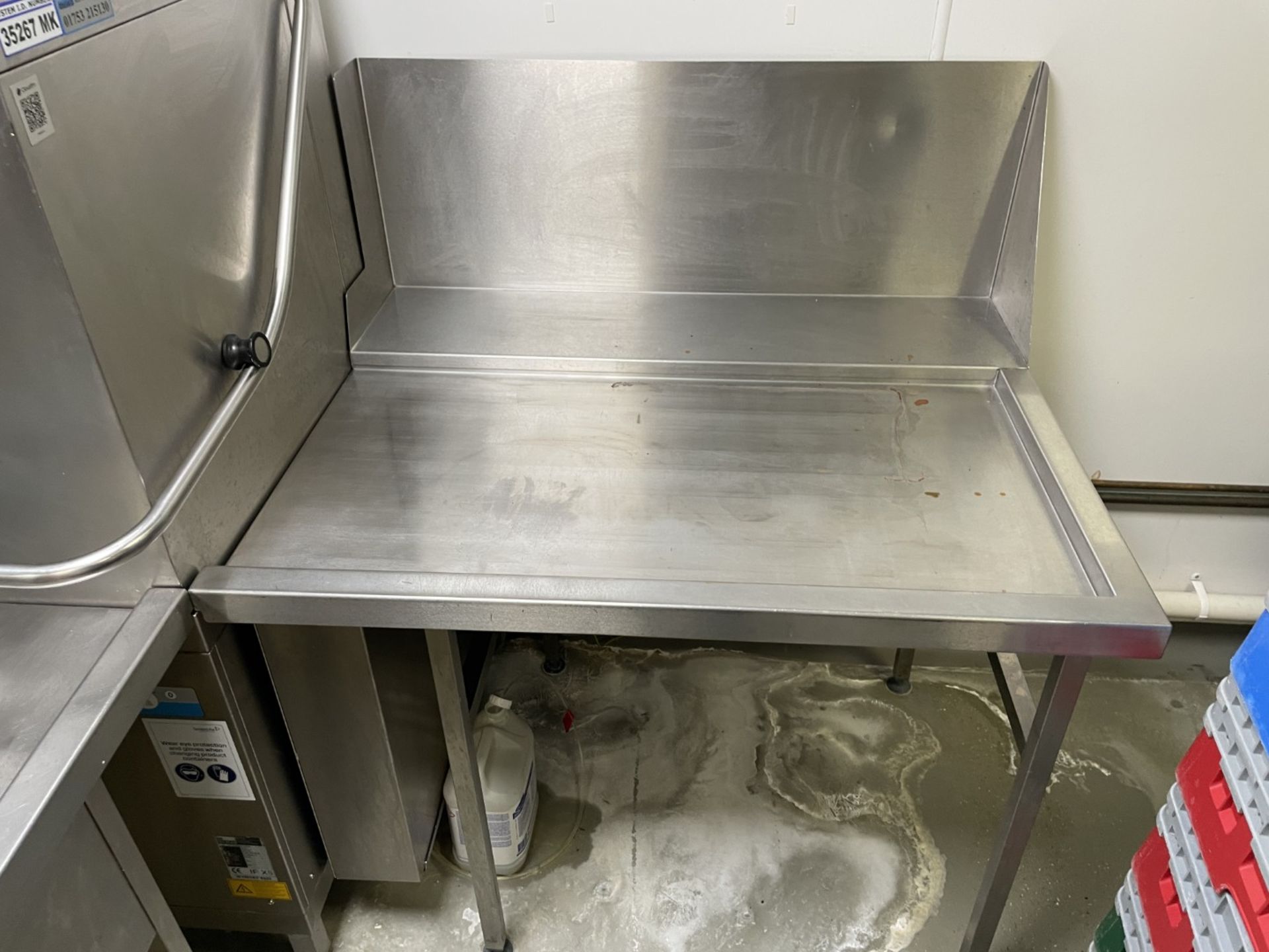 1 x Meiko DV80.2 Passthrough Dishwasher with Inlet Wash Unit, Outlet Unit, Wall Mounted Tray - Image 7 of 11