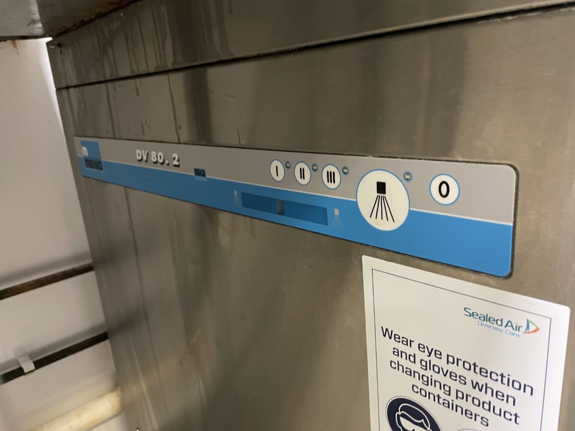 1 x Meiko DV80.2 Passthrough Dishwasher with Inlet Wash Unit, Outlet Unit, Wall Mounted Tray - Image 5 of 11