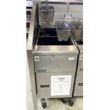 1 x Pitco SG14 Single Tank Gas Fryer with Two Baskets