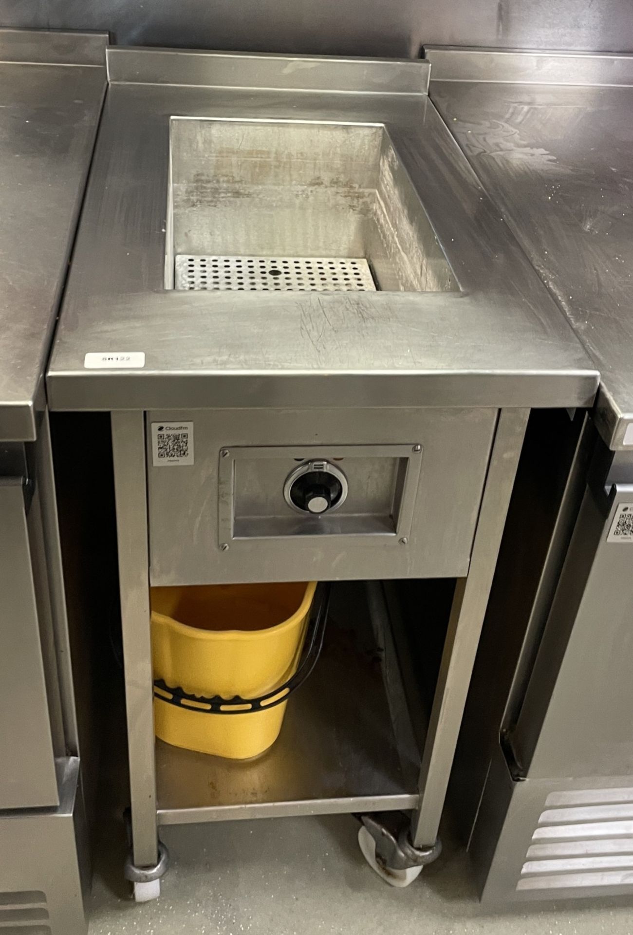 1 x Stainless Steel Electric Baine Marie Unit on Castors