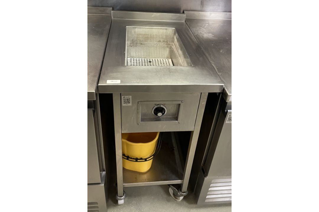 1 x Stainless Steel Electric Baine Marie Unit on Castors - Image 1 of 4