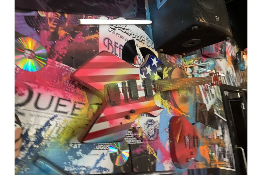 1 x Collection of Rock ‘N’ Roll Custom Display Instruments for a Wall Feature - Image 15 of 34