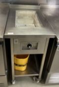 1 x Stainless Steel Electric Baine Marie Unit on Castors