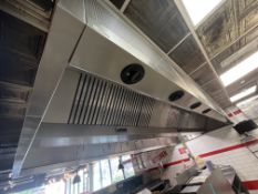 1 x Large Overhead Central Extractor Unit with an Ansul Fire Suppression System
