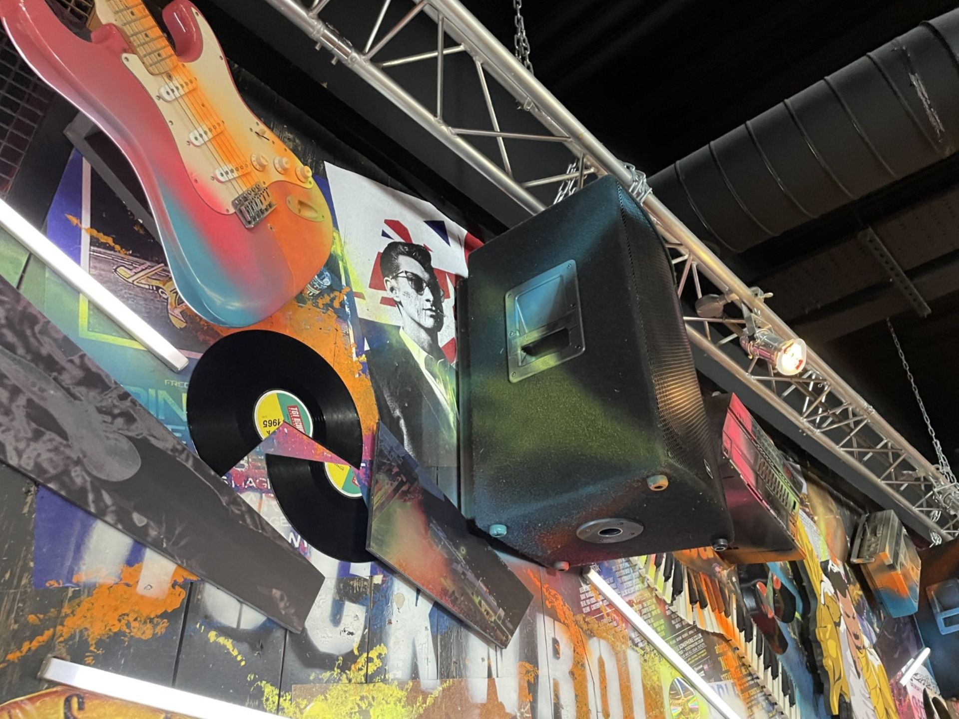 1 x Collection of Rock ‘N’ Roll Custom Display Instruments for a Wall Feature - Image 8 of 34