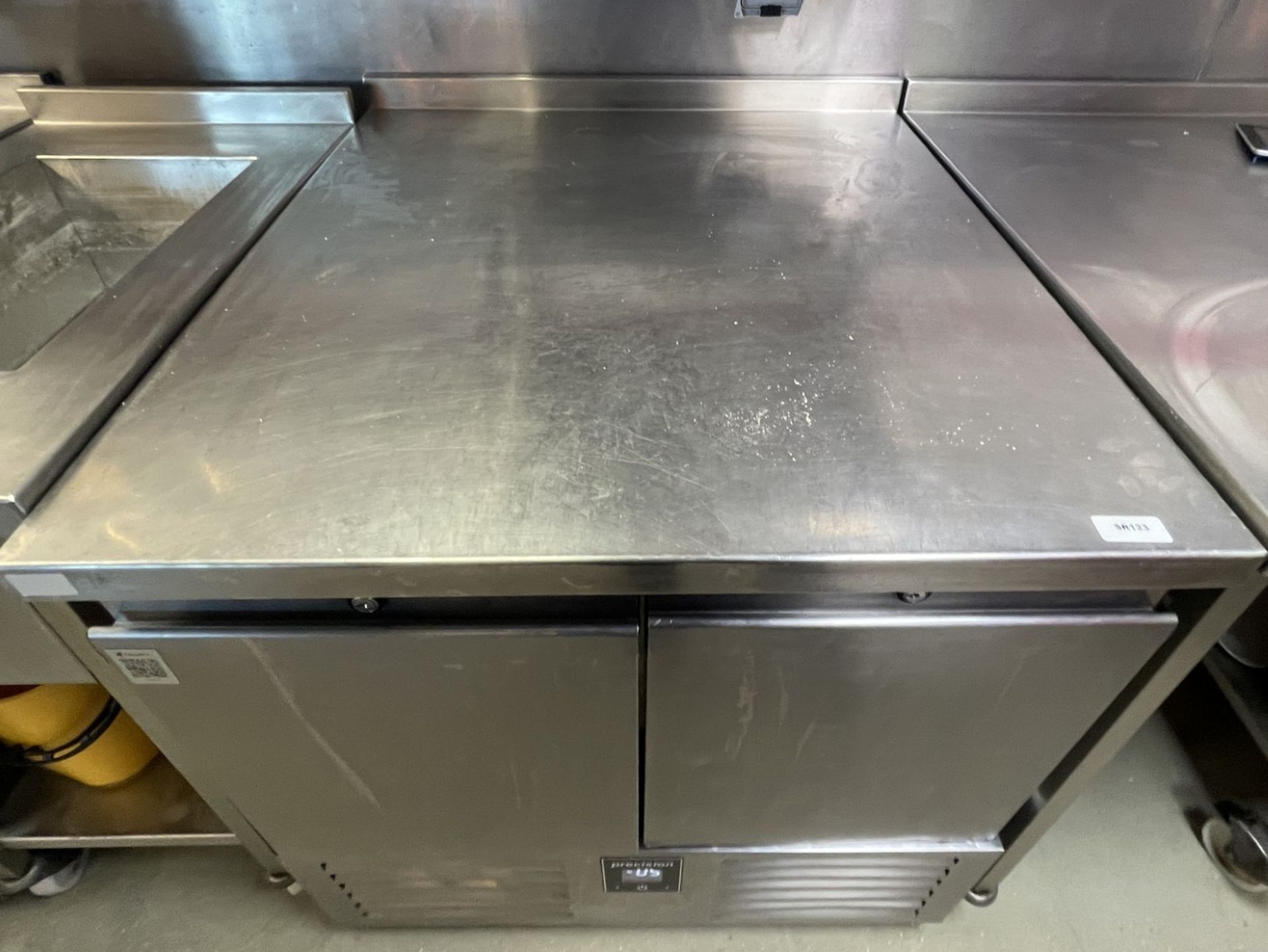 1 x Precision Two Door Stainless Steel Prep Freezer - Image 4 of 4