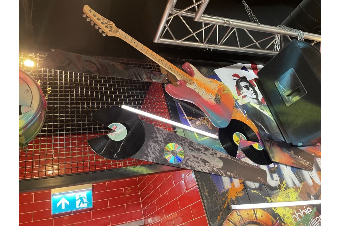 1 x Collection of Rock ‘N’ Roll Custom Display Instruments for a Wall Feature - Image 23 of 34