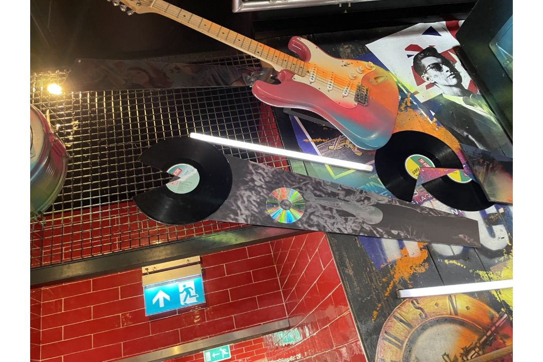 1 x Collection of Rock ‘N’ Roll Custom Display Instruments for a Wall Feature - Image 6 of 34
