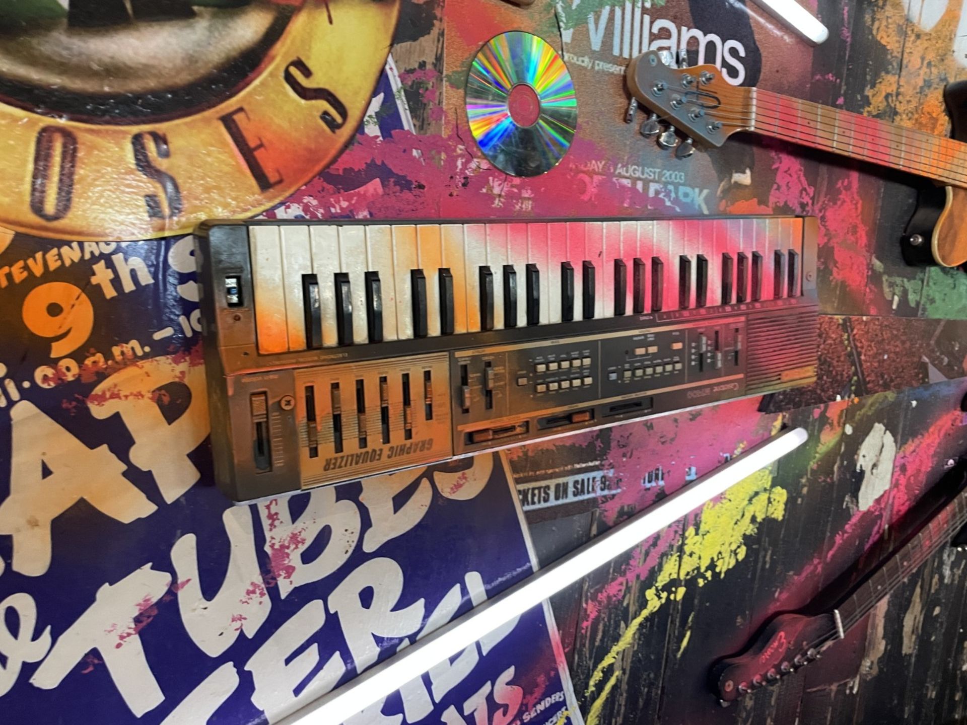 1 x Collection of Rock ‘N’ Roll Custom Display Instruments for a Wall Feature - Image 10 of 34