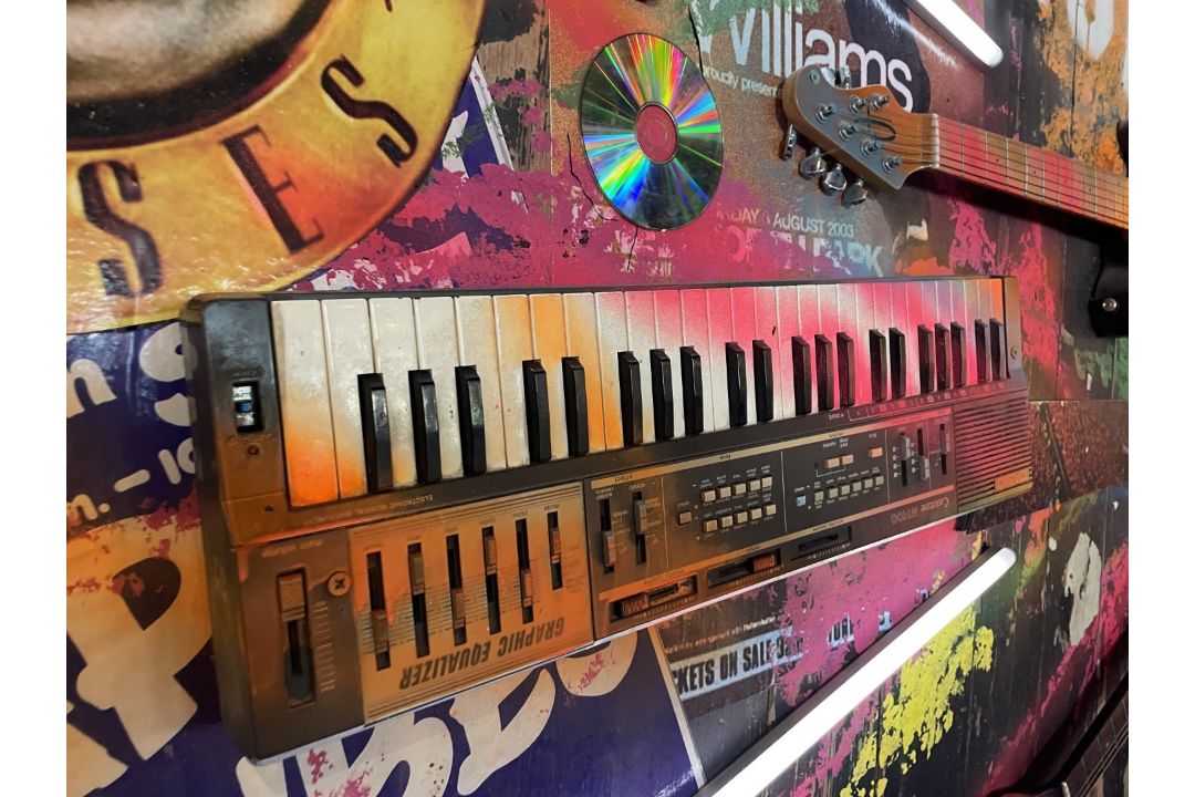 1 x Collection of Rock ‘N’ Roll Custom Display Instruments for a Wall Feature - Image 9 of 34