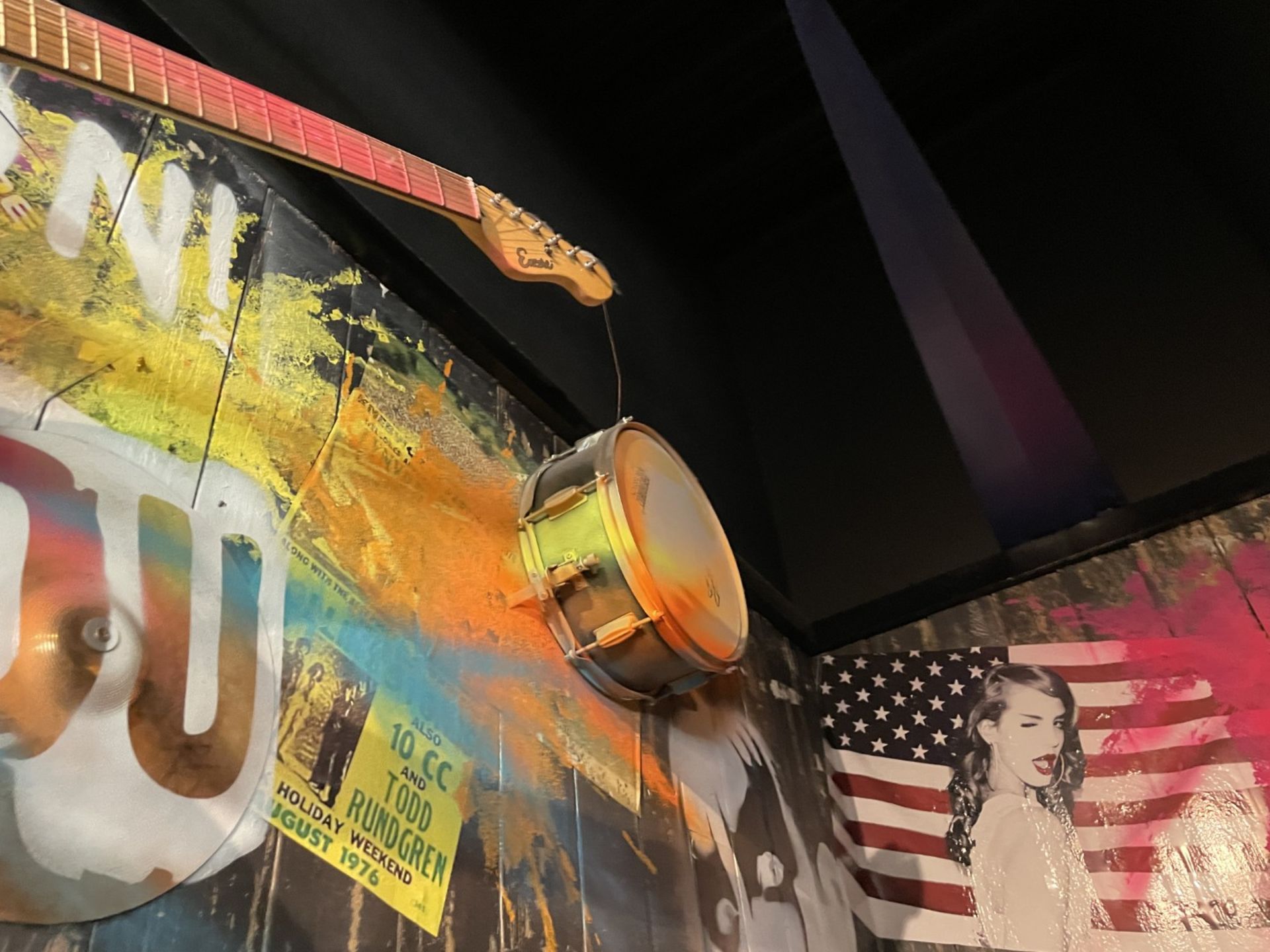 1 x Collection of Rock ‘N’ Roll Custom Display Instruments for a Wall Feature - Image 34 of 34