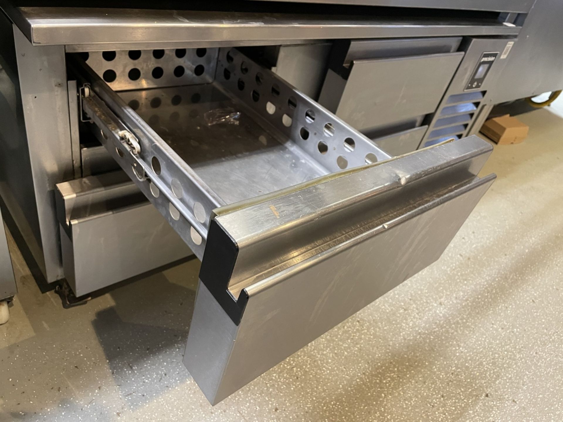 1 x Precision Four Drawer Base Counter Fridge - Image 4 of 9