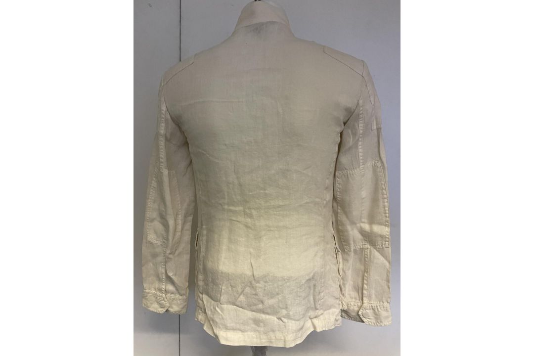 1 x DNKY Men's Lightweight Contemporary Linen Jacket in Cream - Size: S - NO VAT - Image 16 of 22