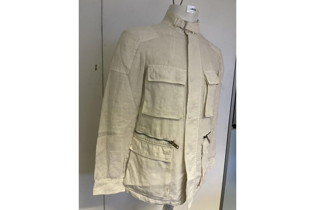 1 x DNKY Men's Lightweight Contemporary Linen Jacket in Cream - Size: S - NO VAT - Image 22 of 22