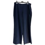 1 x Pair of EDOUARD VERMEULEN / NATAN+ Ladies' Designer Trousers Pants in Blue - Size: EU48 -