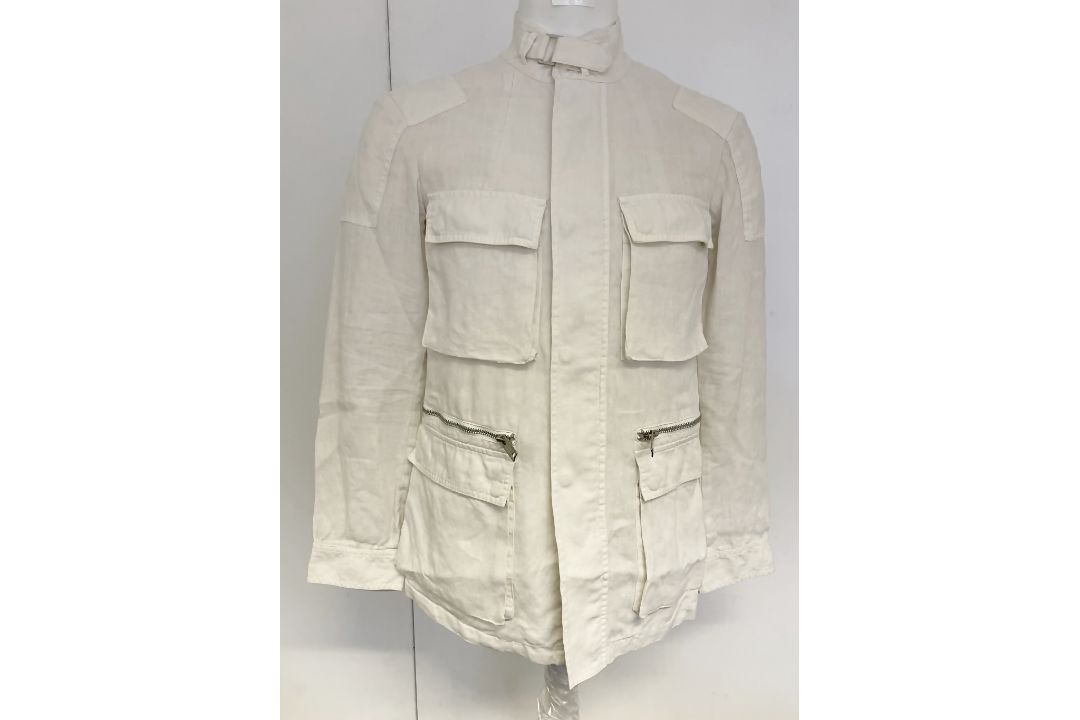1 x DNKY Men's Lightweight Contemporary Linen Jacket in Cream - Size: S - NO VAT - Image 1 of 22