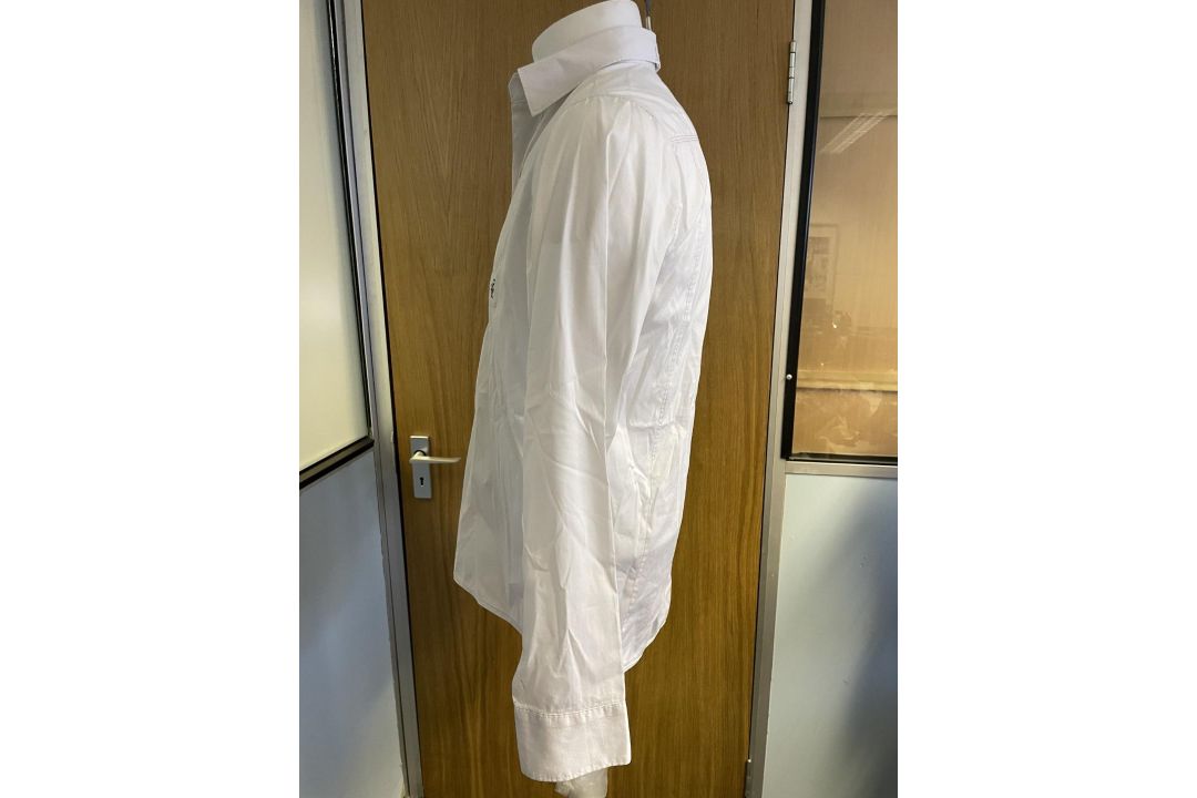 1 x G-STAR RAW 'Guardian' Men's Button-up Long-Sleeve Cotton Shirt in White - Size UK Medium - - Image 15 of 18
