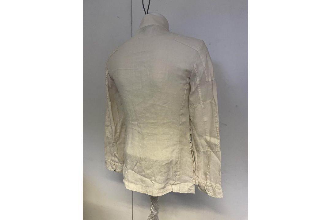 1 x DNKY Men's Lightweight Contemporary Linen Jacket in Cream - Size: S - NO VAT - Image 13 of 22