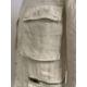 1 x DNKY Men's Lightweight Contemporary Linen Jacket in Cream - Size: S - NO VAT - Image 4 of 22