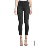 1 x Pair of L'AGENCE PARIS 'Margot' Ladies' High Rise Skinny Jean, Dark Graphite - Size: 23