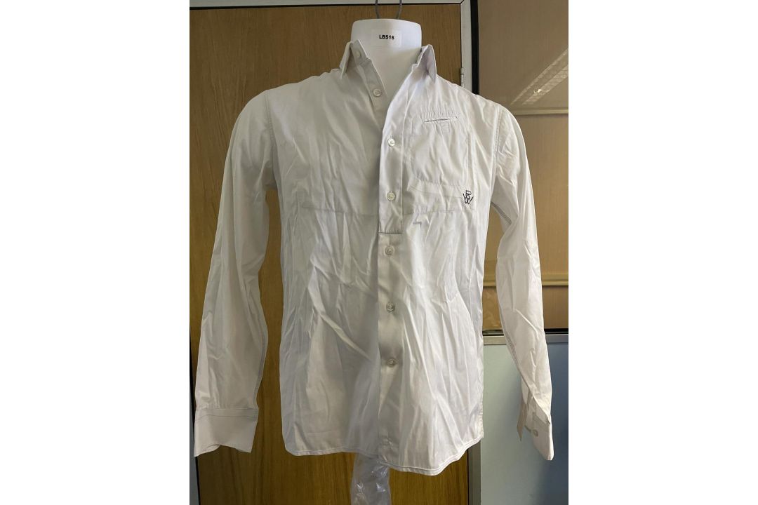 1 x G-STAR RAW 'Guardian' Men's Button-up Long-Sleeve Cotton Shirt in White - Size UK Medium - - Image 17 of 18