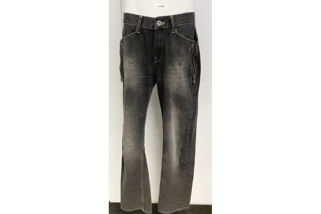 1 x Desigual Men's 'Herren' Designer Jeans in Black, with a Distressed Aesthetic - Size: EU30 - Ref: - Image 1 of 23