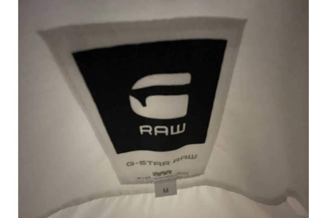 1 x G-STAR RAW 'Guardian' Men's Button-up Long-Sleeve Cotton Shirt in White - Size UK Medium - - Image 12 of 18