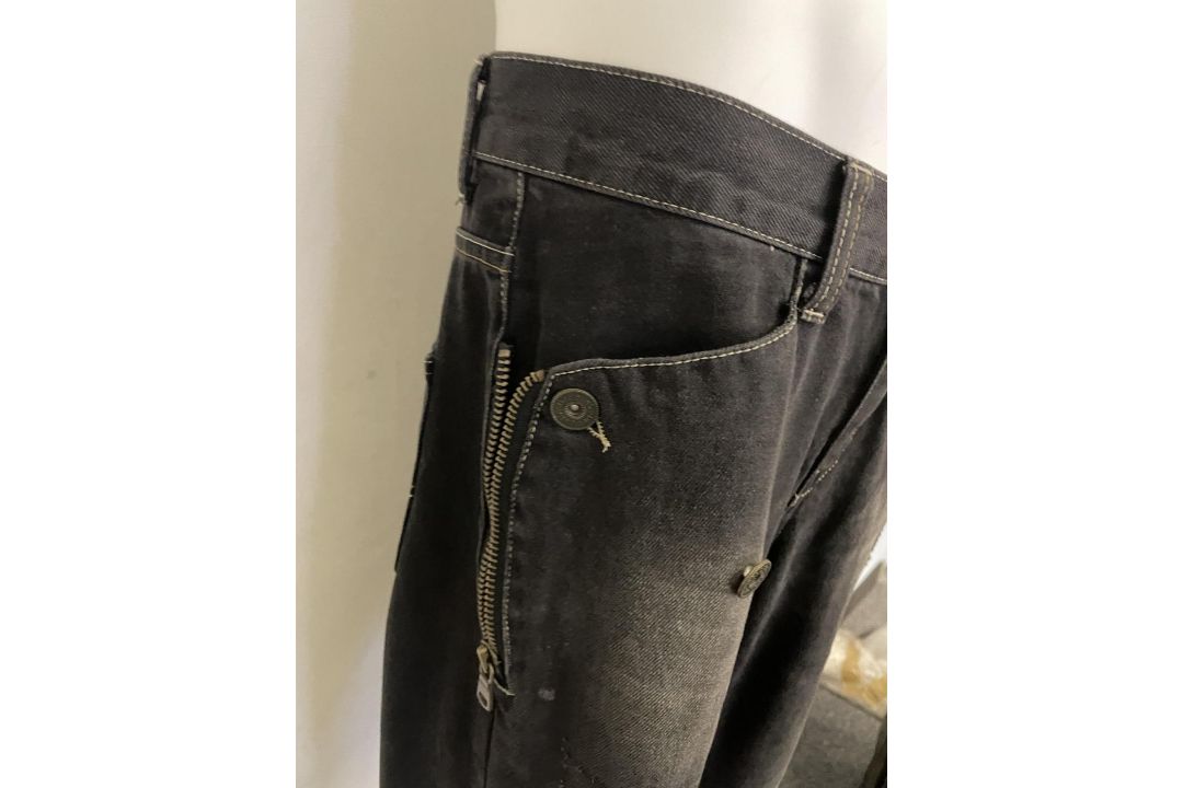 1 x Desigual Men's 'Herren' Designer Jeans in Black, with a Distressed Aesthetic - Size: EU30 - Ref: - Image 10 of 23