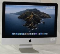1 x Apple iMac 21.5 Inch Desktop Computer - Features an Intel i7 3.1ghz Quad Core Processor, 16GB