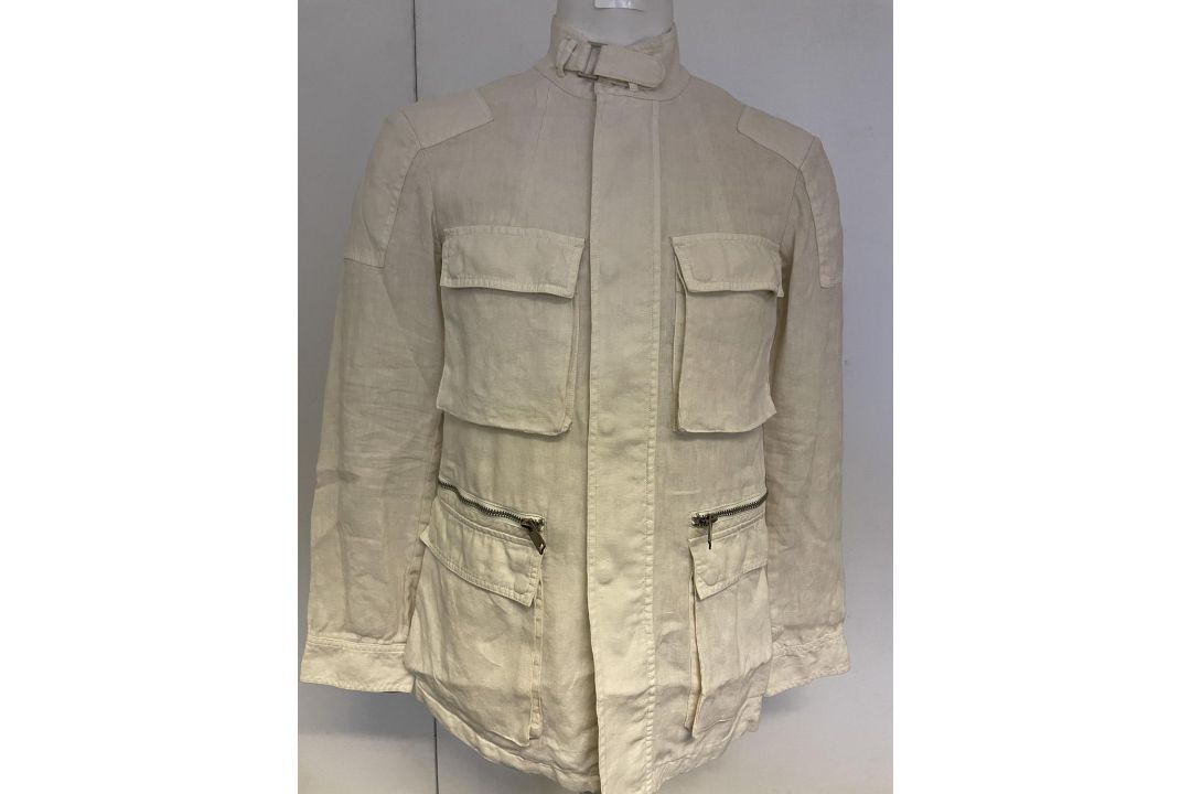 1 x DNKY Men's Lightweight Contemporary Linen Jacket in Cream - Size: S - NO VAT - Image 11 of 22