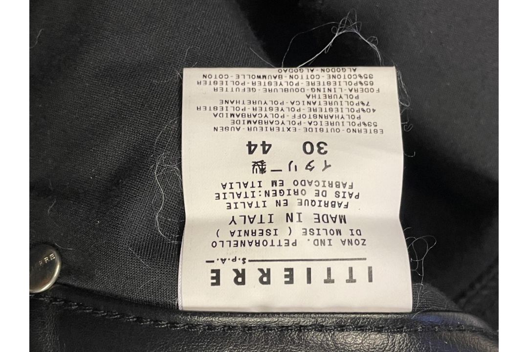 1 x VERSACE COUTURE Men's Black Leather Jeans - Made in Italy - Size 30 - Ref: LB548 - CL1020 - NO - Image 20 of 20