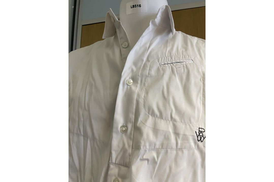 1 x G-STAR RAW 'Guardian' Men's Button-up Long-Sleeve Cotton Shirt in White - Size UK Medium - - Image 4 of 18