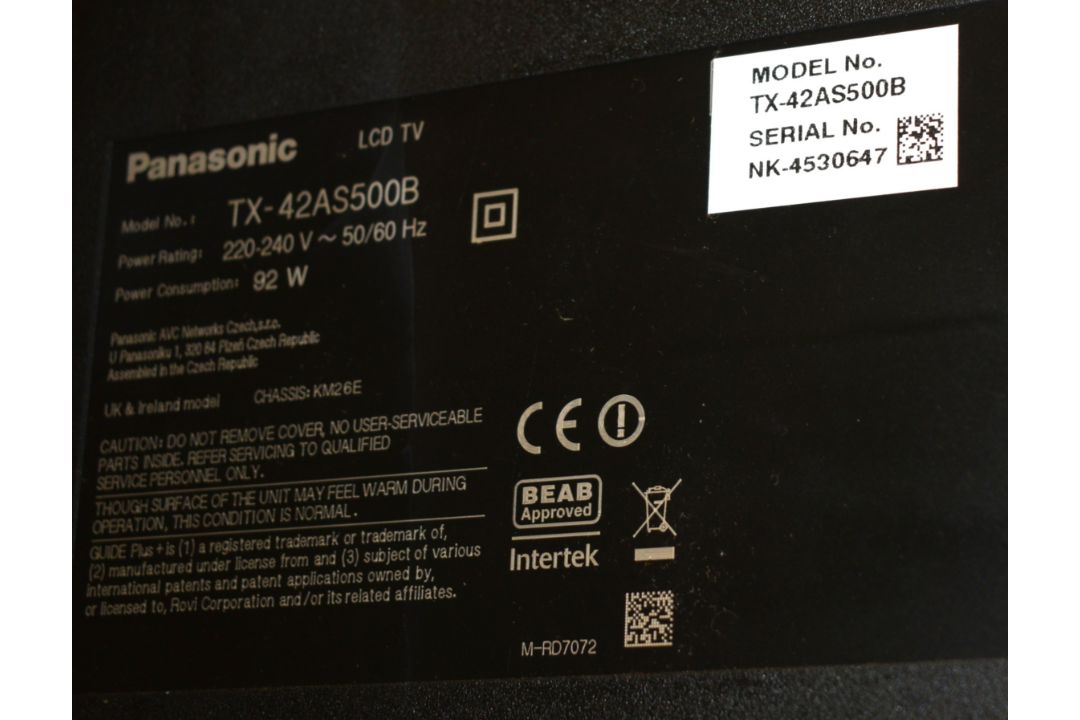 1 x Panasonic 42 Inch Full HD 1080p Smart Television - Tested and Working - Image 3 of 4