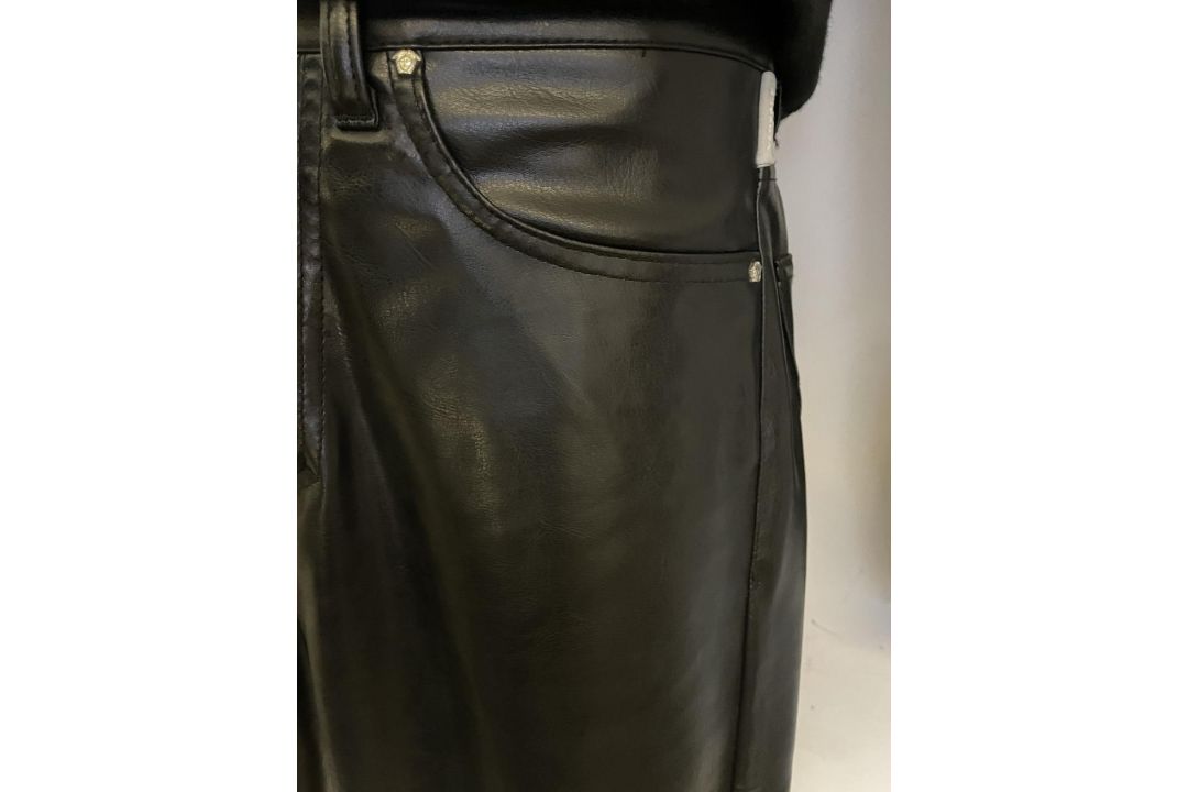 1 x VERSACE COUTURE Men's Black Leather Jeans - Made in Italy - Size 30 - Ref: LB548 - CL1020 - NO - Image 4 of 20