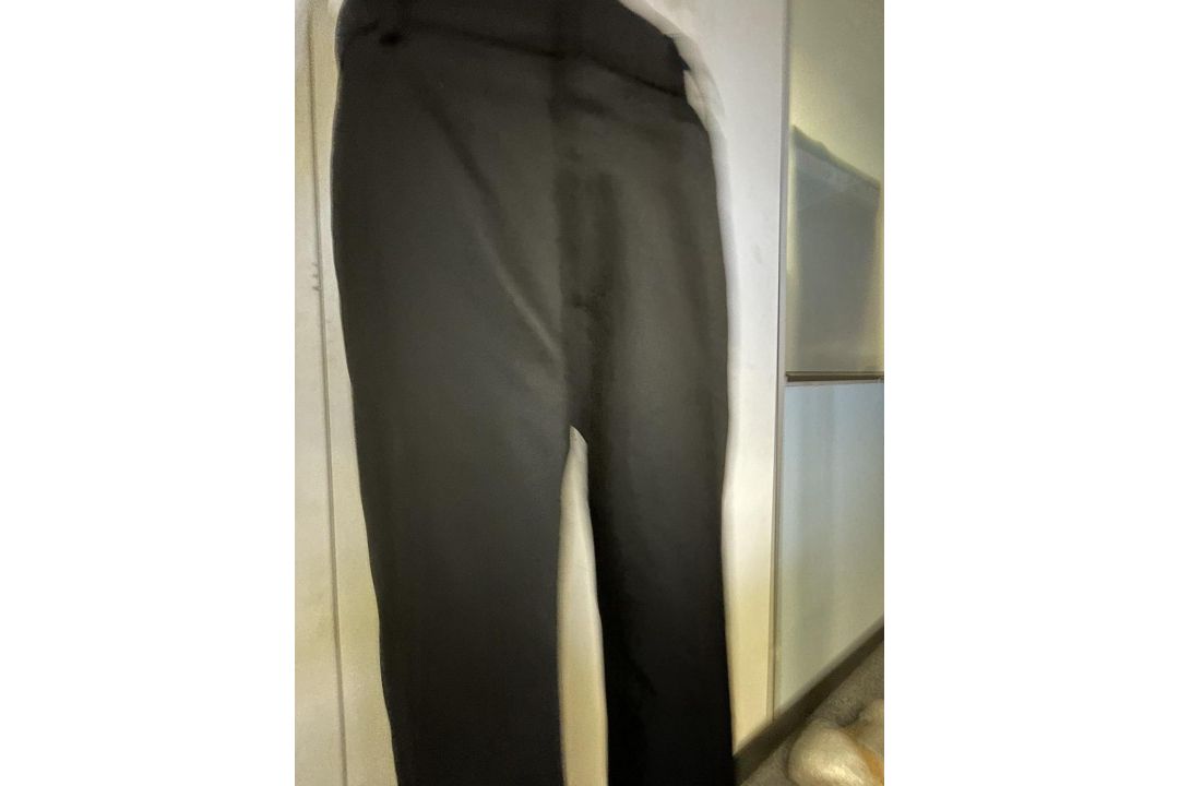 1 x Pair of Men's DNKY Soho Straight Fit Wool Trousers in Black - Size 31 - Ref: LB523 - CL1020 - NO - Image 6 of 12