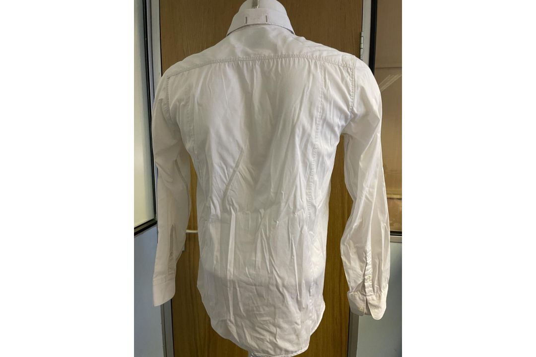 1 x G-STAR RAW 'Guardian' Men's Button-up Long-Sleeve Cotton Shirt in White - Size UK Medium - - Image 7 of 18