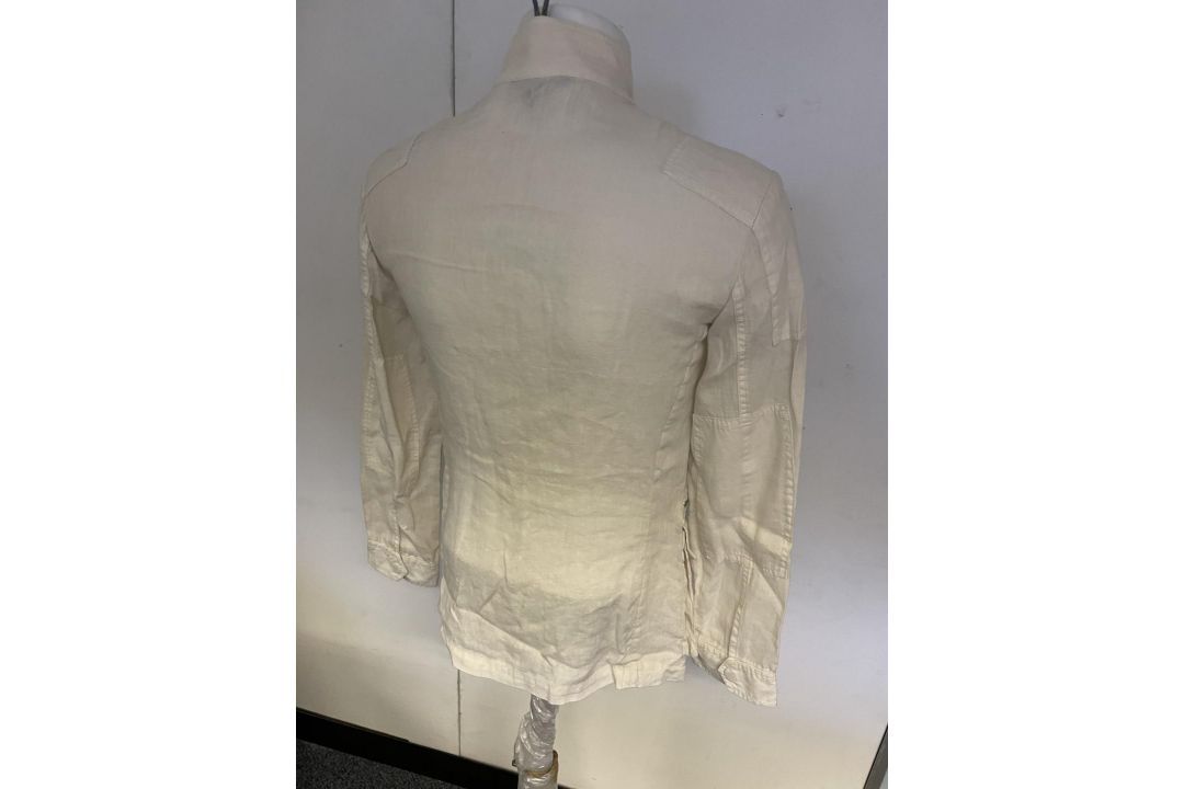 1 x DNKY Men's Lightweight Contemporary Linen Jacket in Cream - Size: S - NO VAT - Image 2 of 22