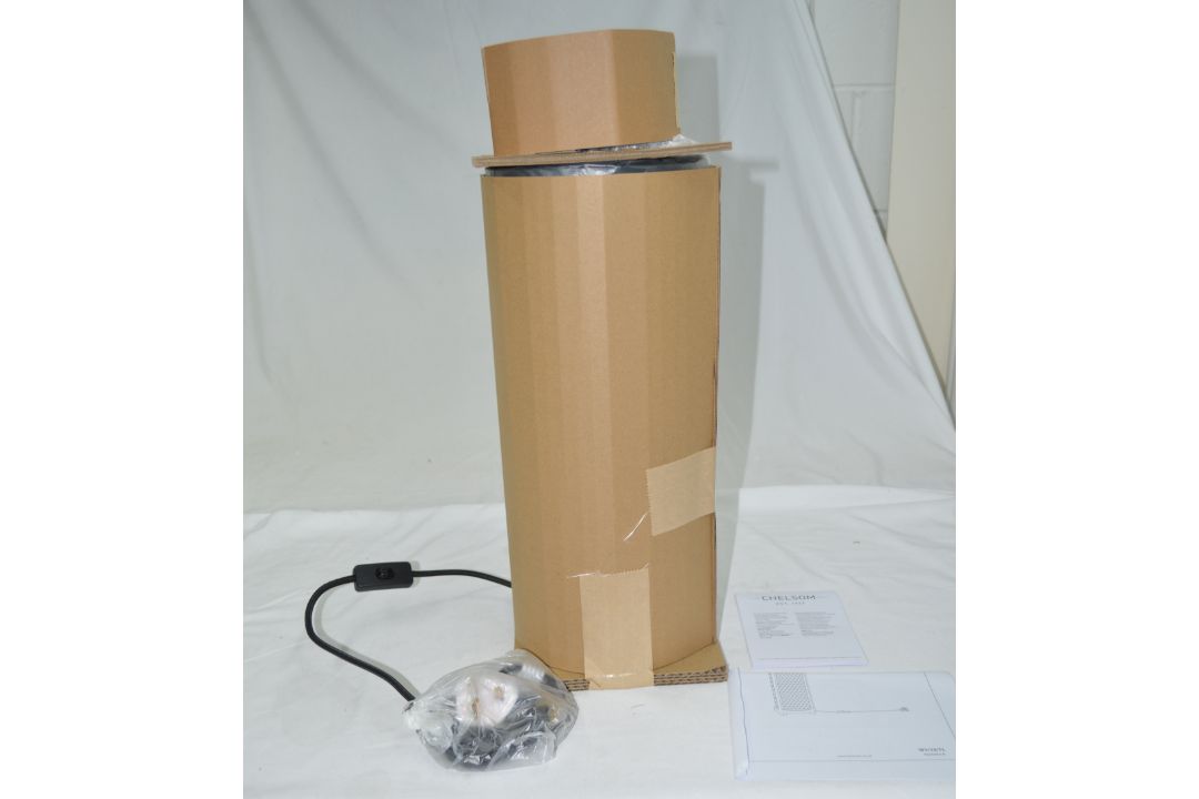 Pair of 'Weave' Luxury Table Lamp featuring Satin Black Metalwork and Natural Cane - Image 12 of 14