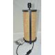 Pair of 'Weave' Luxury Table Lamp featuring Satin Black Metalwork and Natural Cane - Image 9 of 14