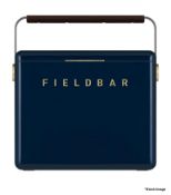 1 x FIELDBAR Gin Trunk Cooler Box In Sea Boat Blue - Original Price £359.00 - Ref: x/7777288 - CL987