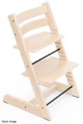 1 x STOKKE 'Tripp Trapp' Premium Wooden High Chair - Original Price £239.00