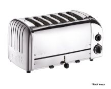 1 x DUALIT 6-Slice Classic Toaster with a Polished Chrome Finish - Original Price £274.00