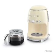 1 x SMEG Drip Filter Coffee Machine in Cream - Sealed Boxed Stock - Original Price £199.00