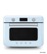 1 x SMEG 10-In-1 Multifunctional Countertop Oven - Pastel Blue - Original Price £849.00