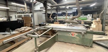 1 x Wadkin CP25 Heavy Duty Sliding Table Panel Saw - Serial No: 90427 - 3 Phase