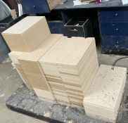 1 x Pallet of Assorted MDF - Includes 56 x Laminated and 200 x Unfinished Pieces - Wooden Components