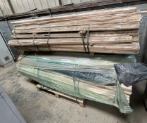 2 x Pallets of  2.4m Length Wooden Pine Dowel - Type TM536 - Unused Stock - Size: 25 x 25 x 2400mm