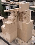 2 x Pallets of Assorted MDF and Laminated Particleboard - Wooden Components for Arcade Fruit Machine