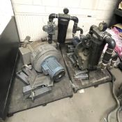 1 x Industrial Air Compressor Lot on Two Pallets