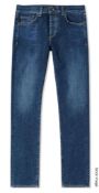 1 x RAG & BONE Standard Issue 'Dukes Fit 1' Men's Blue Denim Jeans, Size 34 - Original RRP £189.00